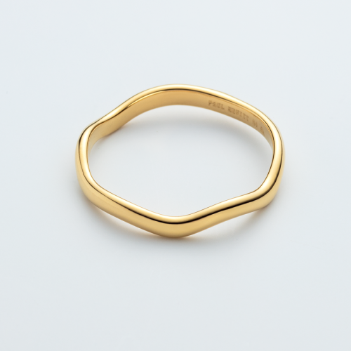 Luxoia - Paul Hewitt Waves Mono Ring Gold - PH-JE-1814