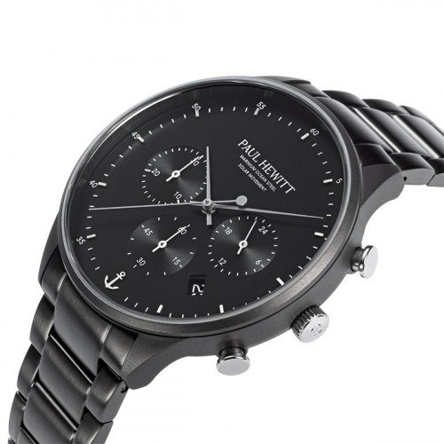 Luxoia - Paul Hewitt Chrono Gun Metal Schwarz - PH-W-0297