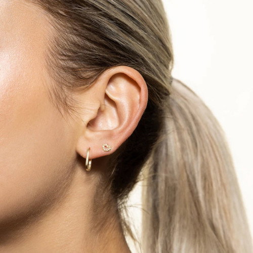 Luxoia - Xenox Fine Frame Creolen 14k - XG14K6104G