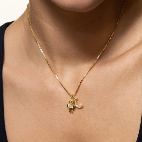 Luxoia - Xenox Mond Charm - XS10479G