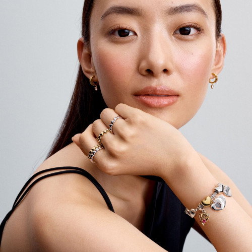 Luxoia - Pandora Hängendes Herz Creolen - 263685C01