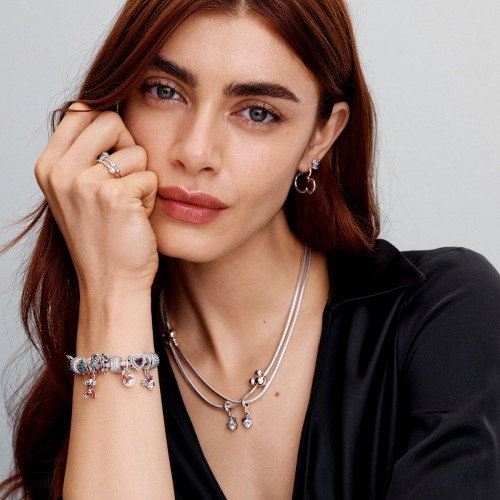 Luxoia - Pandora Disney Minnie Maus Silhouette Charm - 793533C01