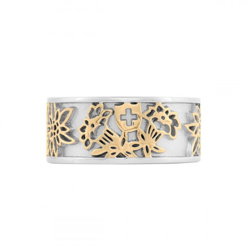 Luxoia - Gexist Swiss Edelweiss Ring Edelweiss - RG 7007