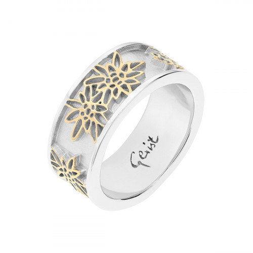 Luxoia - Gexist Swiss Edelweiss Ring Edelweiss - RG 7007