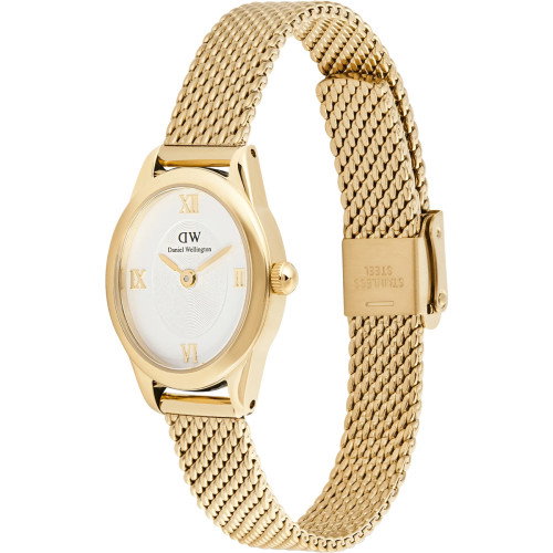Luxoia - Daniel Wellington Ophelia Mini Mesh White Gold - DW00100939