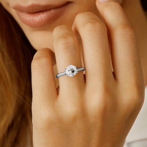 Luxoia - Luxoia Gold Classics Ring Weissgold 585/14k - RU-1568-40