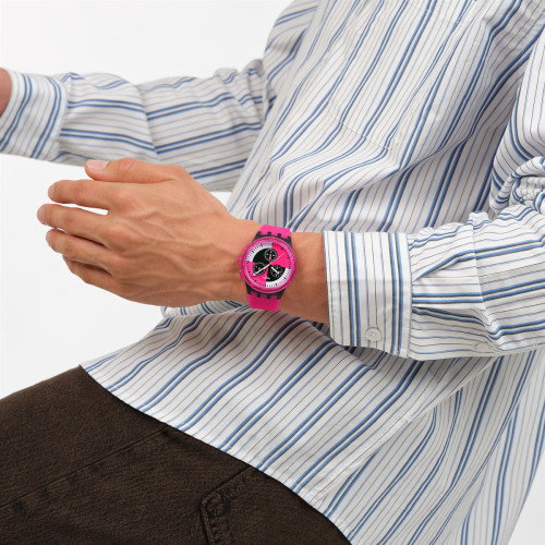 Luxoia - Swatch Fuchsia Lines - SUSB110