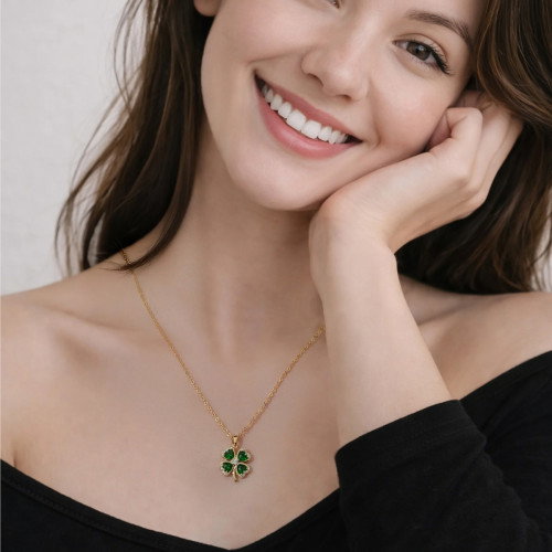 Luxoia - Seinerzeit Calina Kleeblatt Anhänger - SZA-3960-498