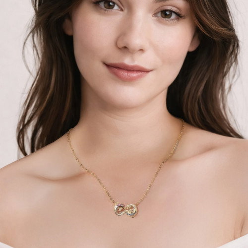 Luxoia - Seinerzeit Fusion Delfin Infinity Anhänger - SZA-3965-490