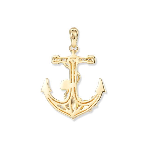 Luxoia - Seinerzeit Marina Crystal Anker Anhänger - SZA-3960-482