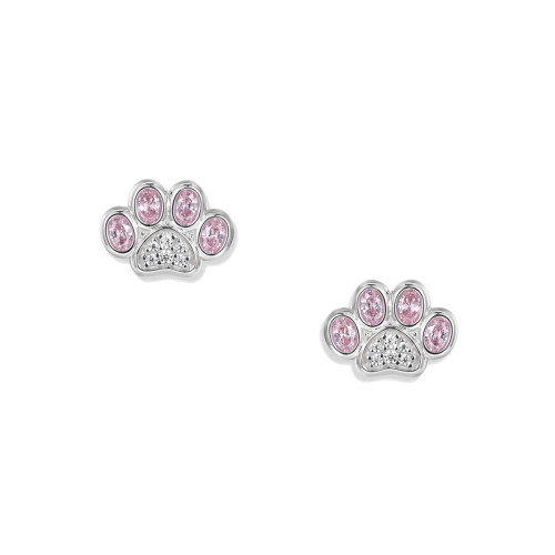Luxoia - Seinerzeit Pink Paw Pfoten Ohrstecker - SZA-2998-492