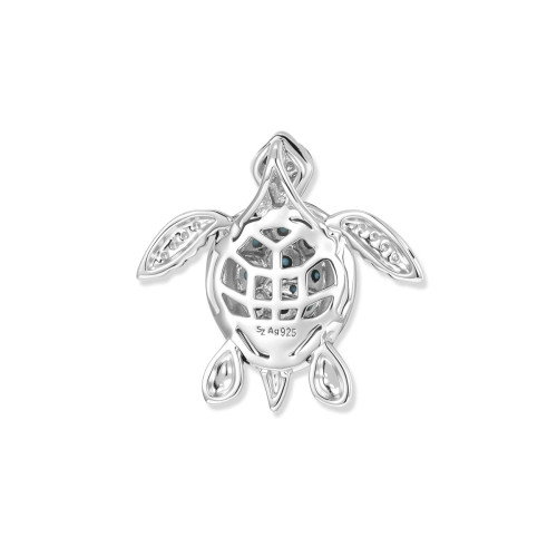 Luxoia - Seinerzeit Sheela Aqua Schildkröten Anhänger - SZA-3995-475
