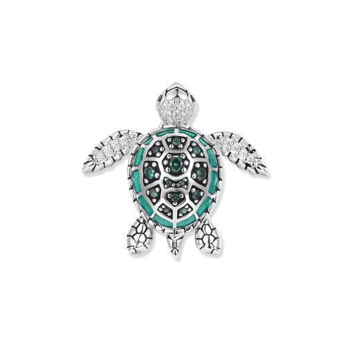 Luxoia - Seinerzeit Sheela Jade Schildkröten Anhänger - SZA-3990-475