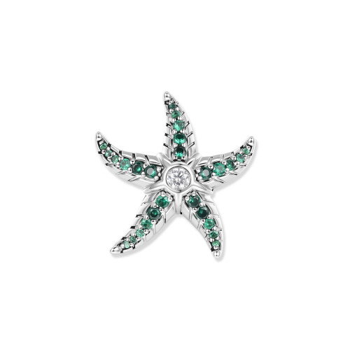 Luxoia - Seinerzeit Sila Green Seestern Anhänger - SZA-3993-476