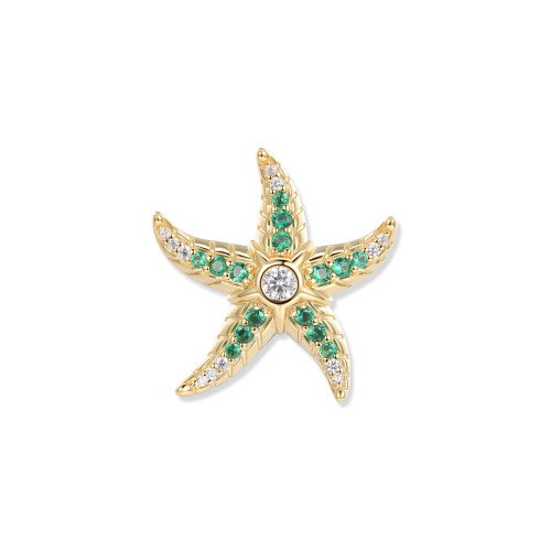 Luxoia - Seinerzeit Sully Jade Seestern Anhänger - SZA-3963-476