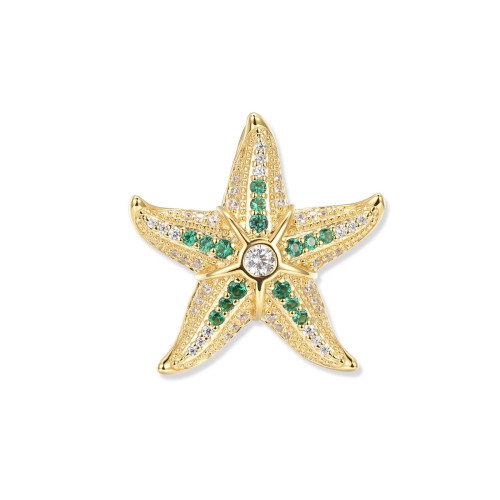 Luxoia - Seinerzeit Svenja Jade Seestern Anhänger - SZA-3963-478