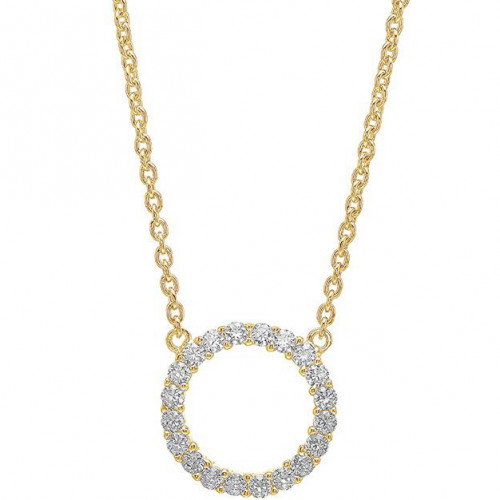 Luxoia - Sif Jakobs Biella Grande Halskette - SJ-C338(1)-CZ(YG)