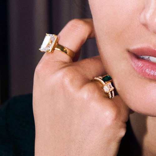 Luxoia - Sif Jakobs Roccanova Piccolo Ring - SJ-R42266-GCZ-YG