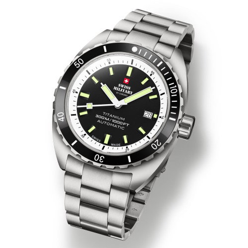 Luxoia - Swiss Military by Chrono Automatic Titanium 300 Lightweight - SMA34100.02