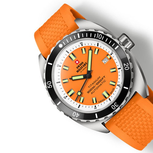 Luxoia - Swiss Military by Chrono Automatic Titanium 300 Lightweight - SMA34100.10