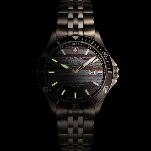 Luxoia - Swiss Military Hanowa Flagship Tiger Iron - SMWGH0008310