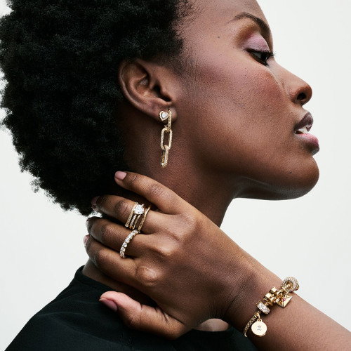 Luxoia - Pandora Doppelband Herz Ring - 163100C01