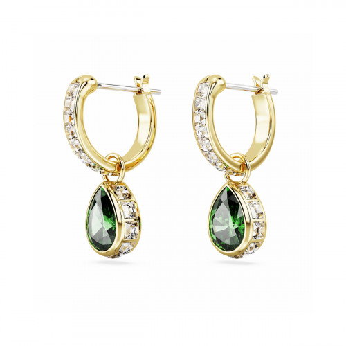 Luxoia - Swarovski Chroma Drop Ohrhänger Tropfenschliff Grün Goldlegierungsschicht - 5662922