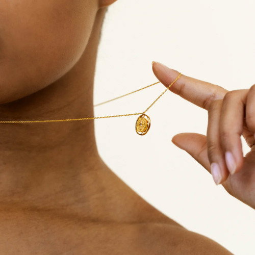 Luxoia - Paul Hewitt Windrose Twister Halskette - PH-JE-2197