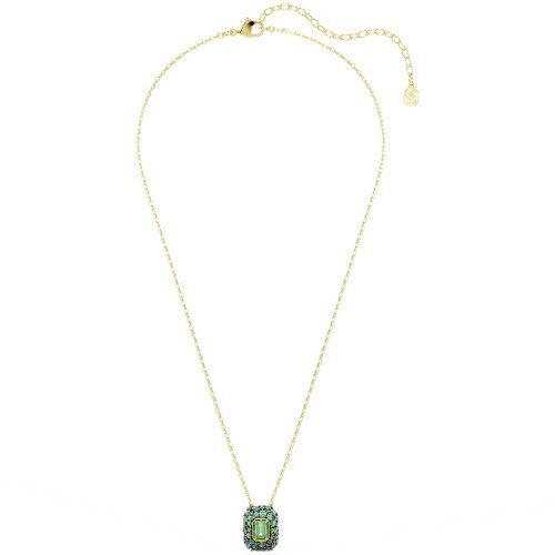 Luxoia - Swarovski Sublima Halskette Oktagon Schliff Grün 18K goldbeschichtet - 5752884