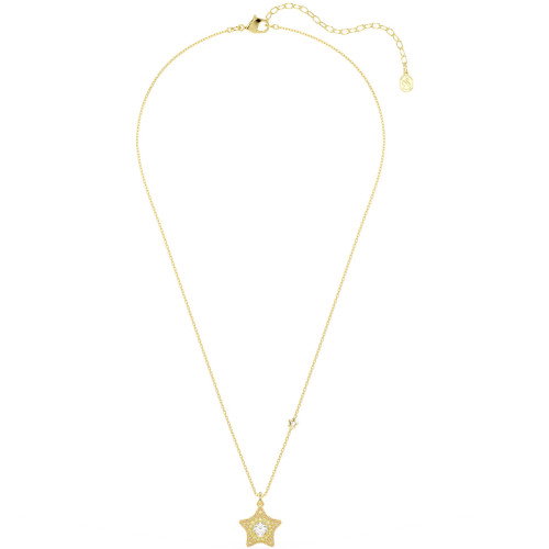 Luxoia - Swarovski Sublima Halskette Rundschliff Stern Mehrfarbig 18K goldbeschichtet - 5755280