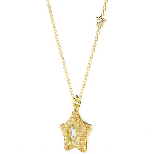 Luxoia - Swarovski Sublima Halskette Rundschliff Stern Mehrfarbig 18K goldbeschichtet - 5755280