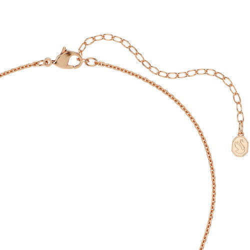 Luxoia - Swarovski Sublima Halskette Rundschliff Weiss 18K roségoldbeschichtet - 5764190