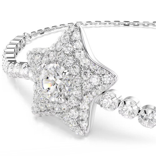 Luxoia - Swarovski Sublima Armband Rundschliff Stern Weiss Rhodiniert - 5758392