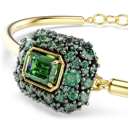 Luxoia - Swarovski Sublima Armreif Oktagon Schliff Grün 18K goldbeschichtet - 5758457