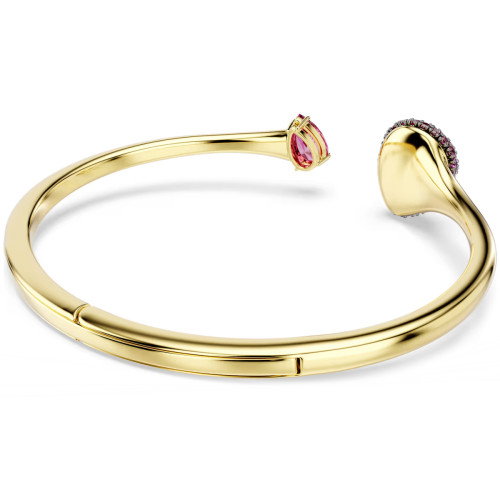 Luxoia - Swarovski Sublima Armreif Tropfenschliff Rot 18K goldbeschichtet
