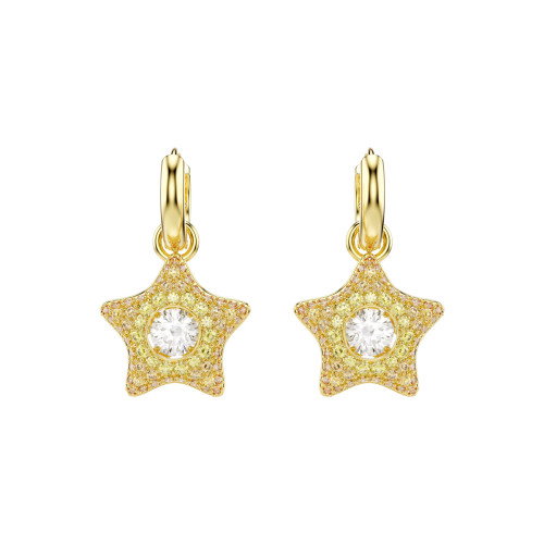 Luxoia - Swarovski Sublima Drop Ohrhänger Rundschliff Stern Mehrfarbig 18K goldbeschichtet - 5755274