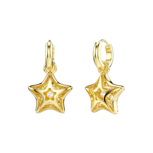 Luxoia - Swarovski Sublima Drop Ohrhänger Rundschliff Stern Mehrfarbig 18K goldbeschichtet - 5755274