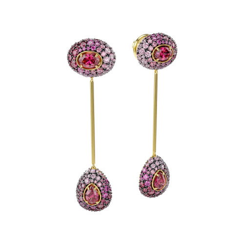 Luxoia - Swarovski Sublima Drop Ohrhänger Tropfenschliff Rot 18K goldbeschichtet - 5752891