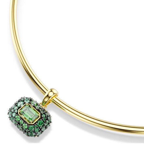 Luxoia - Swarovski Sublima Halsband Oktagon Schliff Grün 18K goldbeschichtet - 5760763