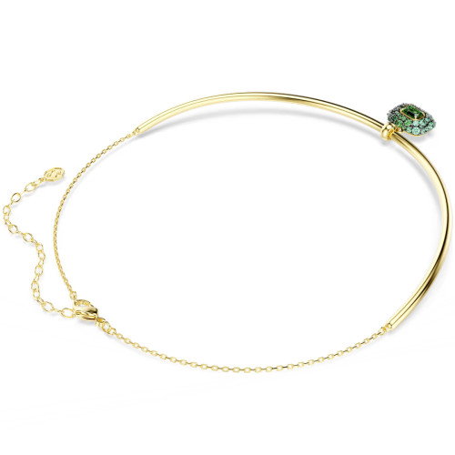 Luxoia - Swarovski Sublima Halsband Oktagon Schliff Grün 18K goldbeschichtet - 5760763