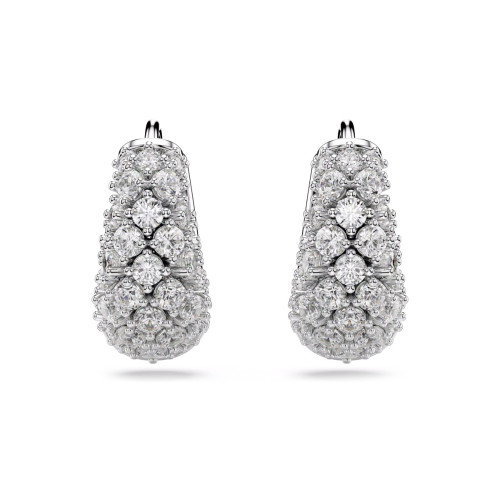 Luxoia - Swarovski Sublima Ohrringe Weiss Rhodiniert - 5732282