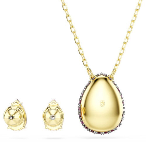 Luxoia - Swarovski Sublima Set Tropfenschliff Rot 18K goldbeschichtet - 5752883