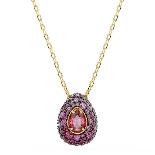 Luxoia - Swarovski Sublima Set Tropfenschliff Rot 18K goldbeschichtet - 5752883