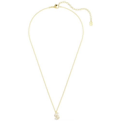 Luxoia - Swarovski Swan Halskette Verschiedene Schliffe Schwan Weiss 18K goldbeschichtet - 5754626