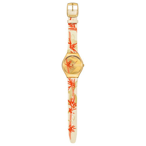 Luxoia - Swatch Golden Red Bamboo - SYXZ105