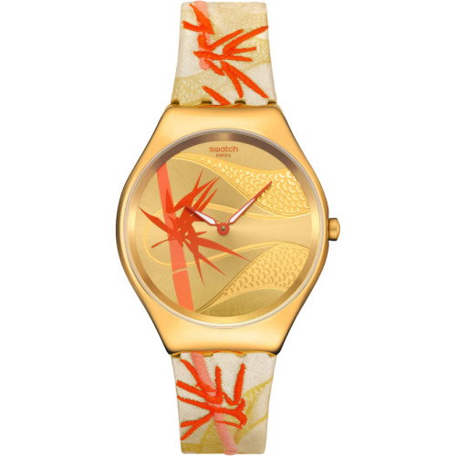 Luxoia - Swatch Golden Red Bamboo - SYXZ105