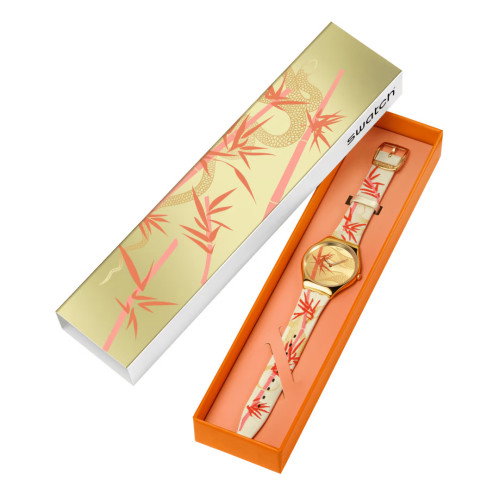 Luxoia - Swatch Golden Red Bamboo - SYXZ105