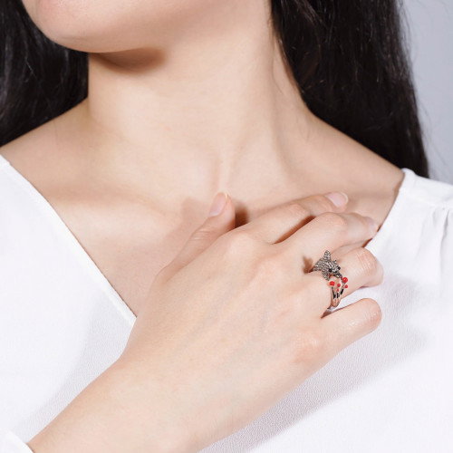 Luxoia - Seinerzeit Fluffy Eichhörnchen Ring - SZA-1990-342