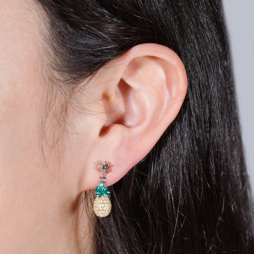 Luxoia - Seinerzeit Ana Ananas Ohrstecker - SZA-2990-364