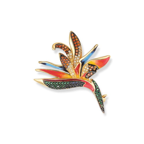 Luxoia - Seinerzeit Paradies Blumen Anhänger/Brosche - SZA-3960-402